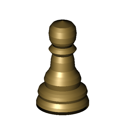 Sketch and revolve pawn